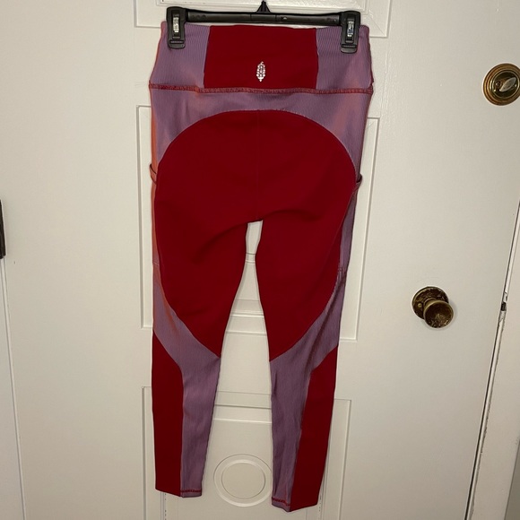 NWOT Free People Movement Hardio Cardio Leggings in Red Grape Size Medium - Picture 9 of 11